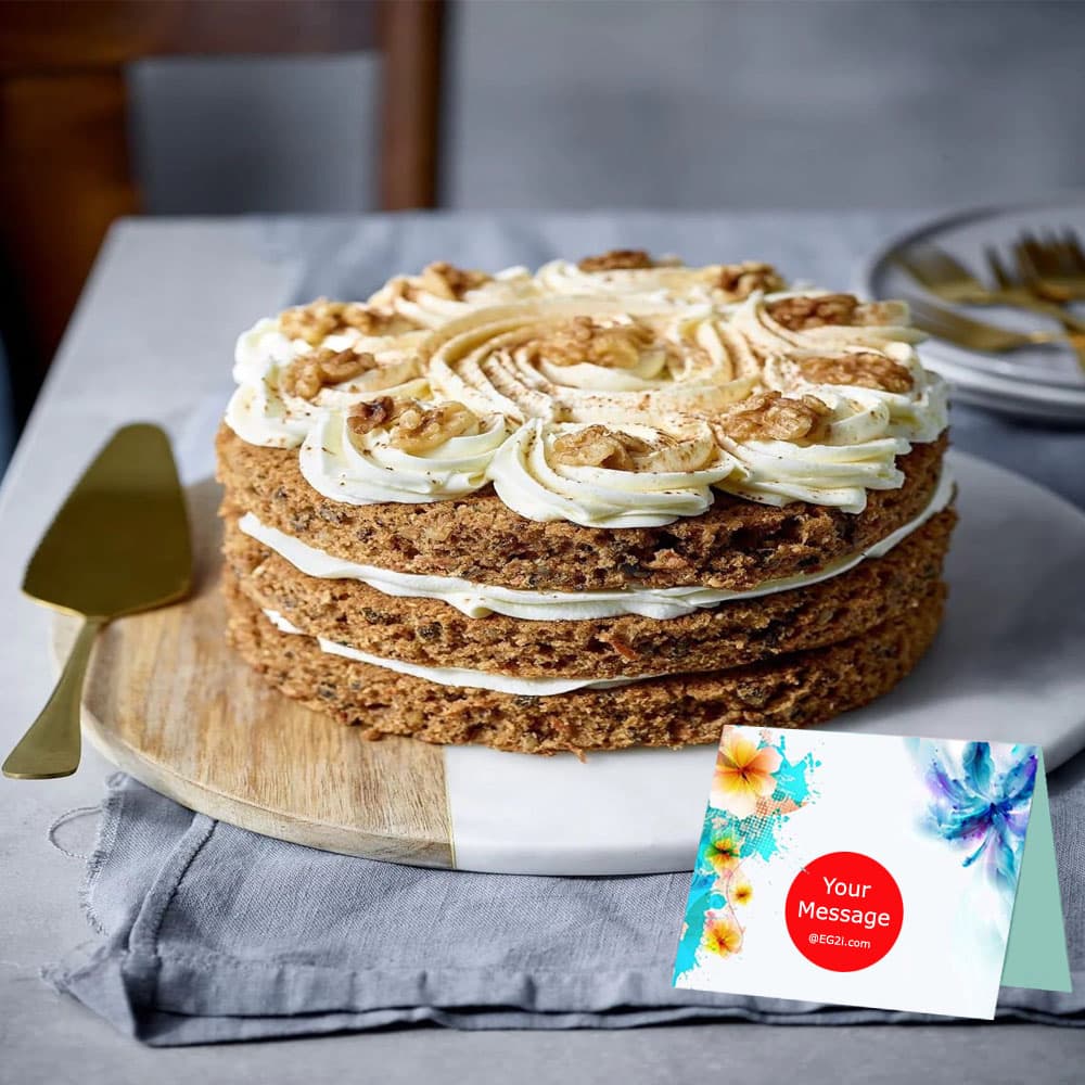 Butterscotch with Nuts Cake