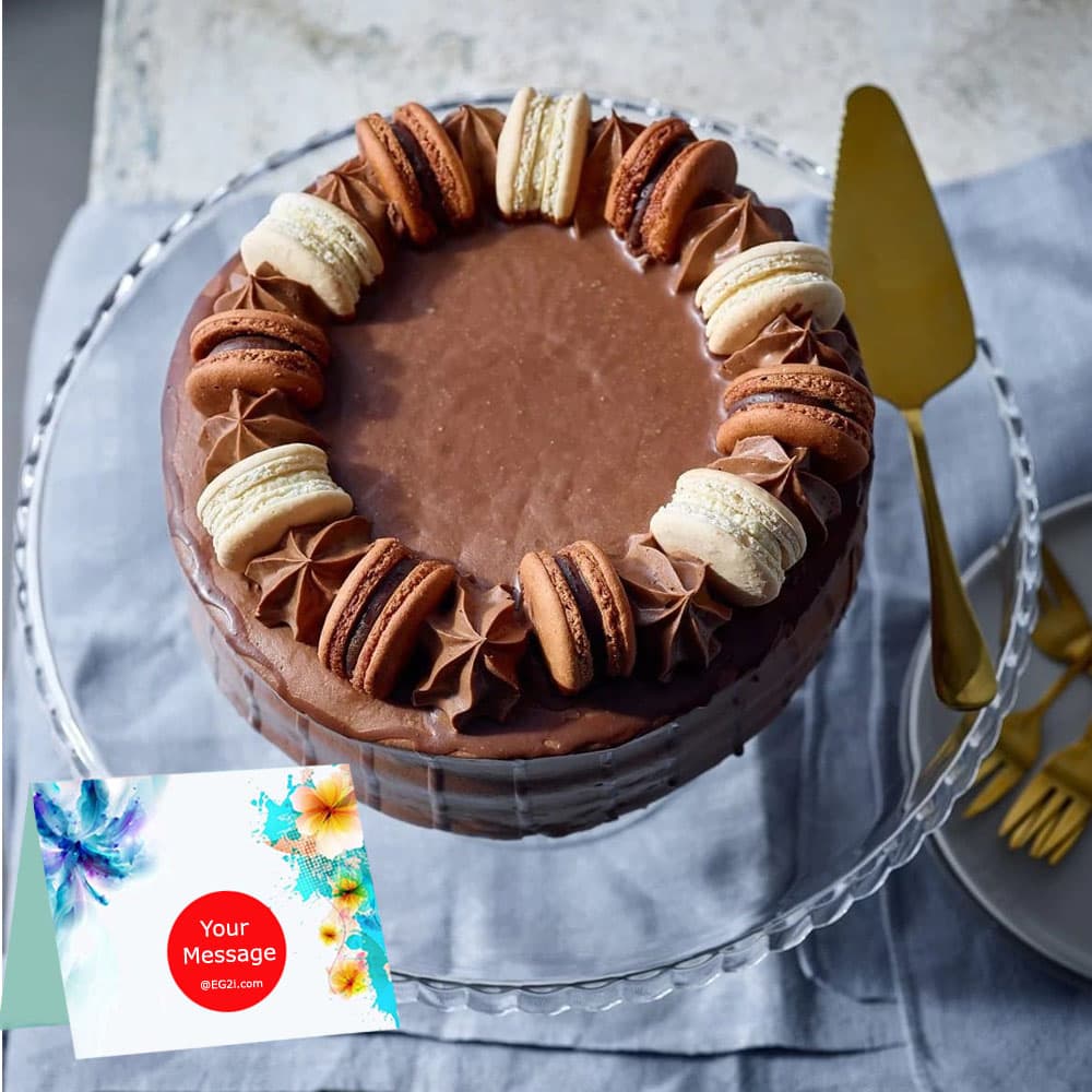 Chocolate With Biscuit Cake
