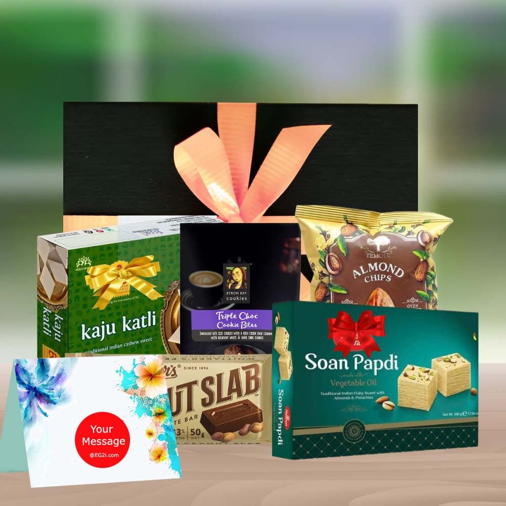 Kaju Katli with Chocolate Hamper