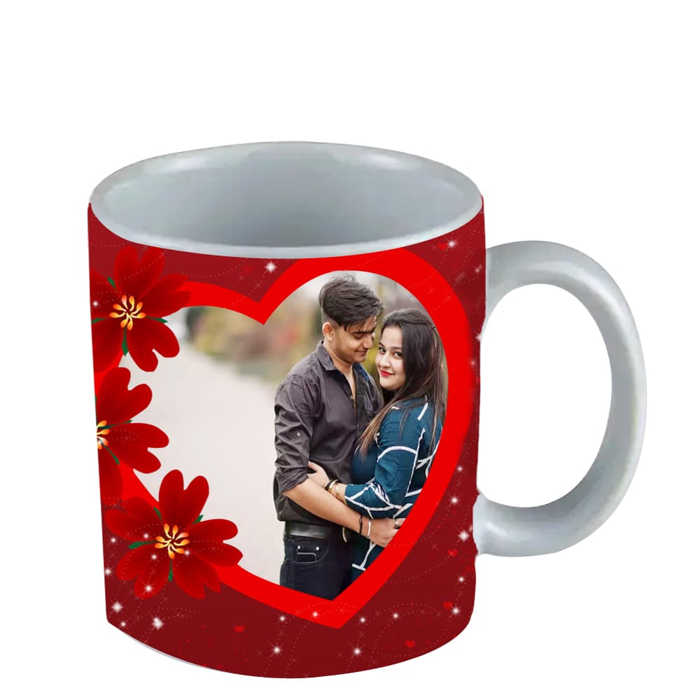 Personalised White Mug for Lovers