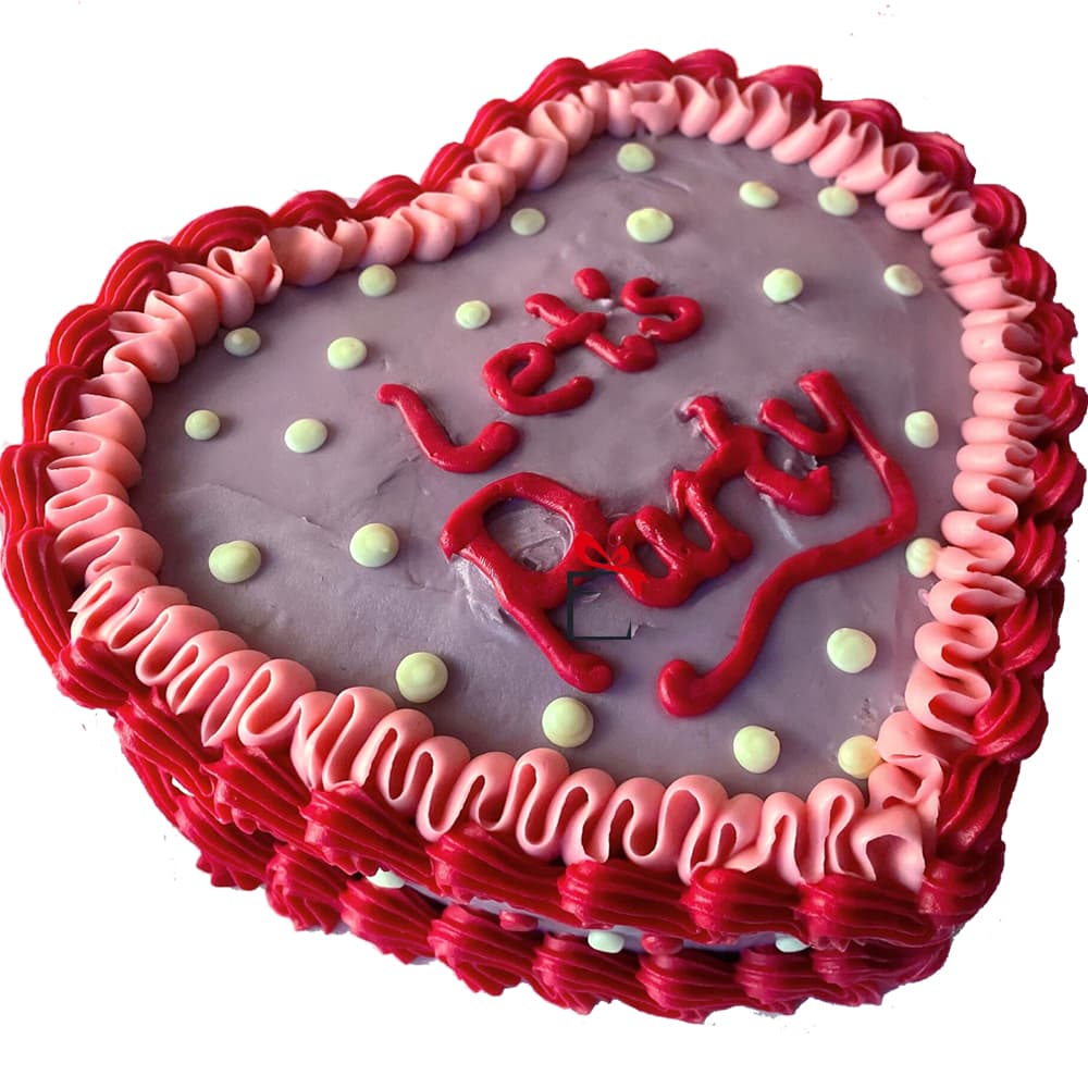 Heart Shape Party Cake