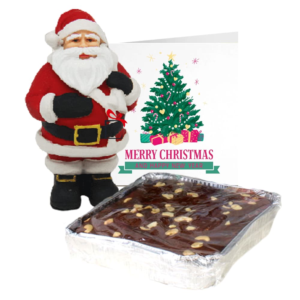 Santa with Dry Cake