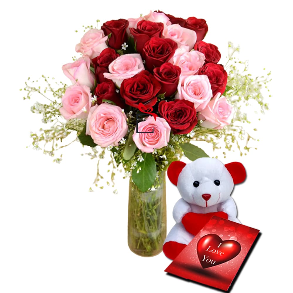 Vibrante Flowers with Teddy