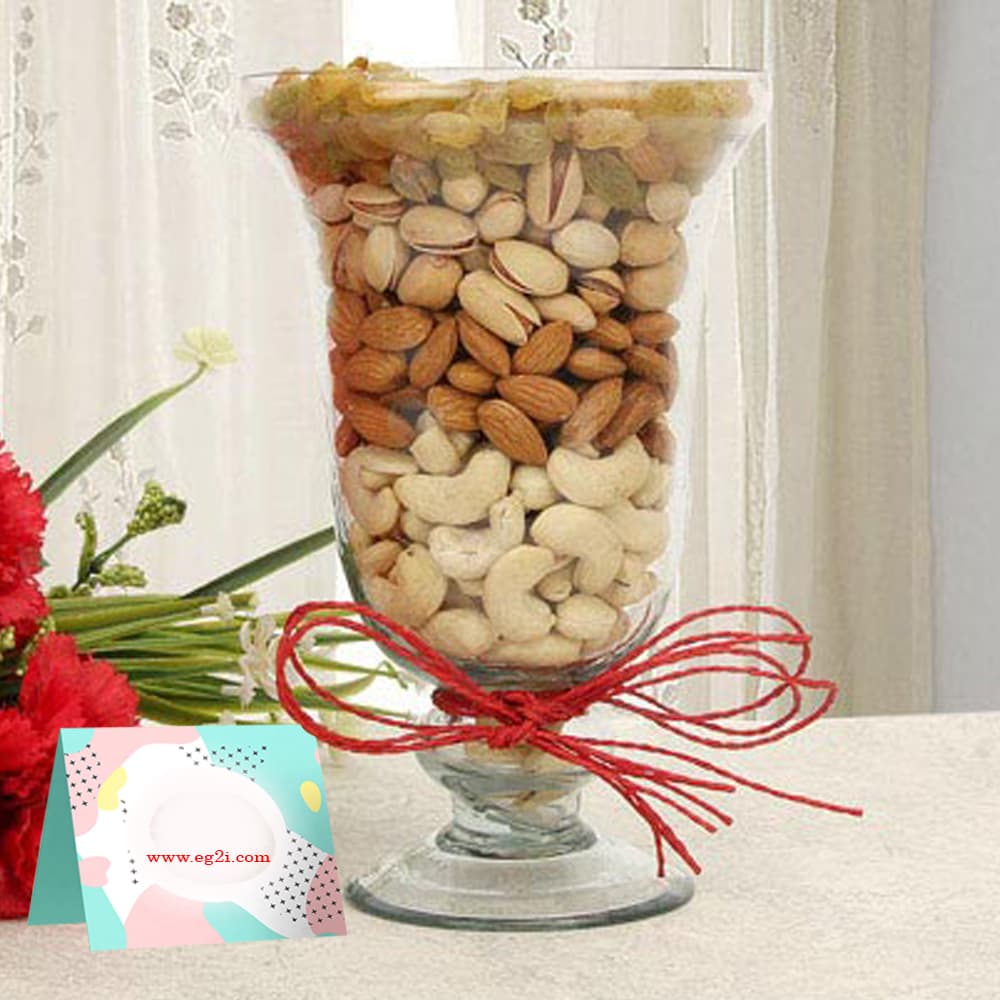 Mixed Dry Fruits in Samadhan Vase