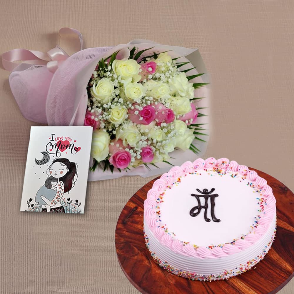 Love in Bloom Cake for MOM