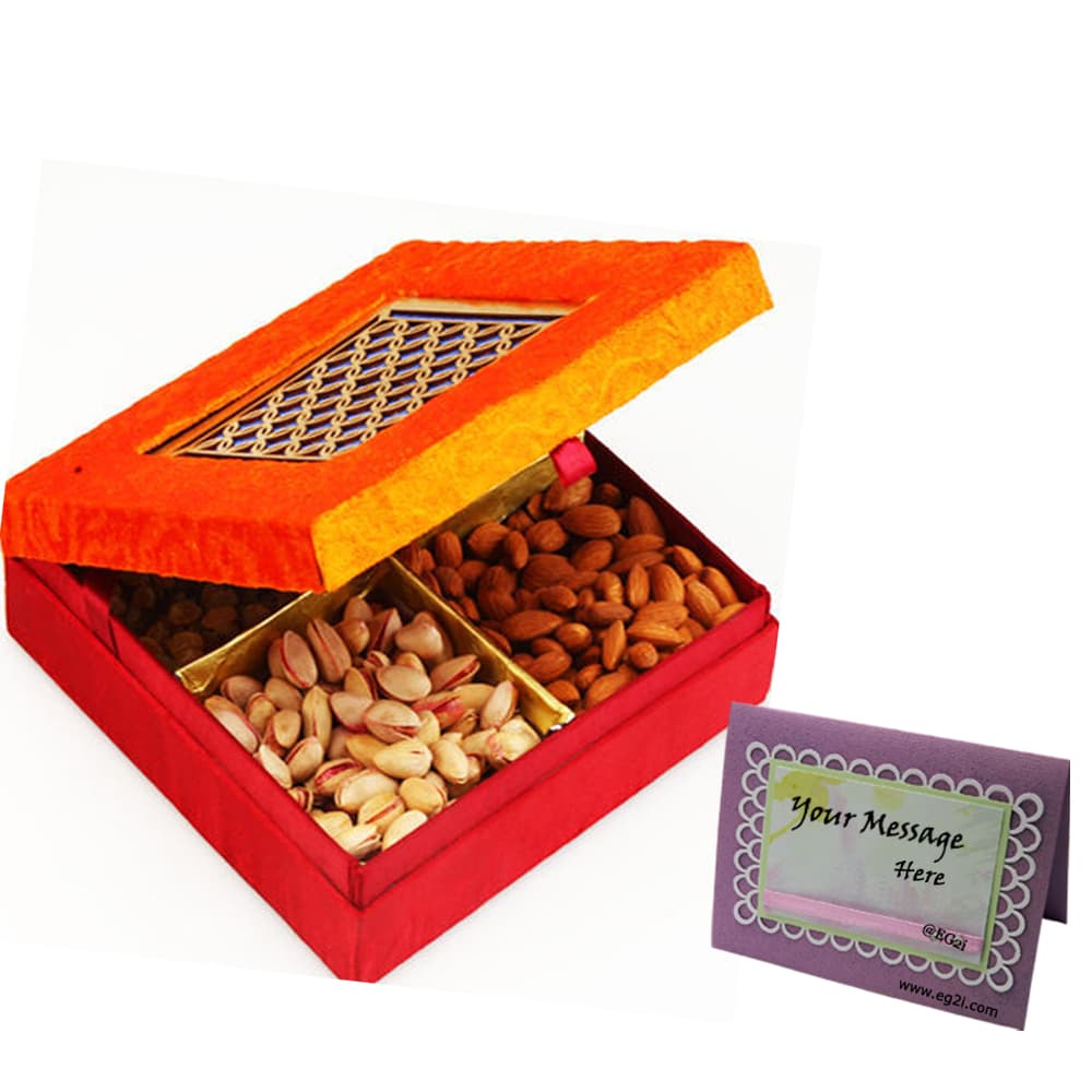 Mixed Dry Fruits in Design Box