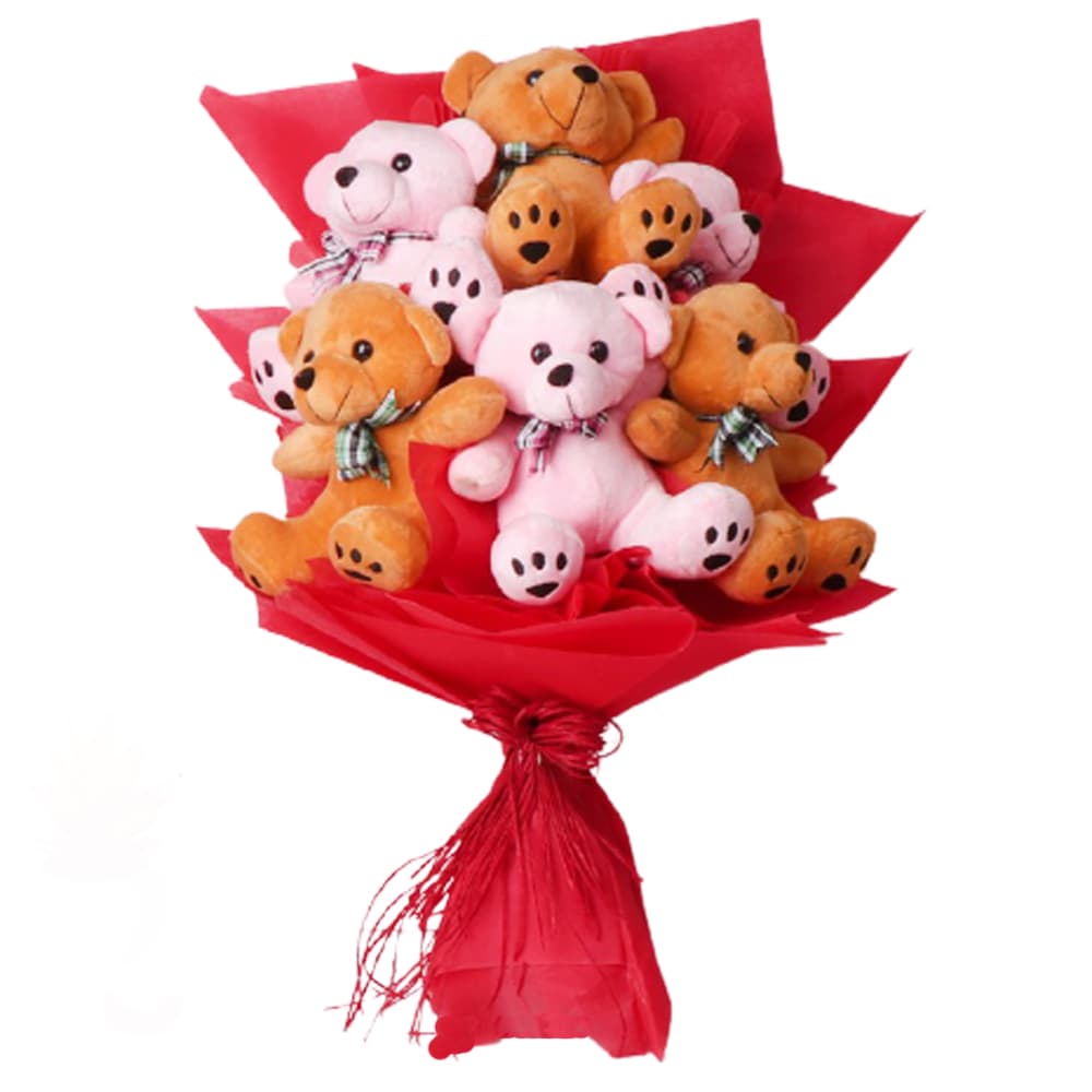 Teddy Bear Boquet(6pcs)