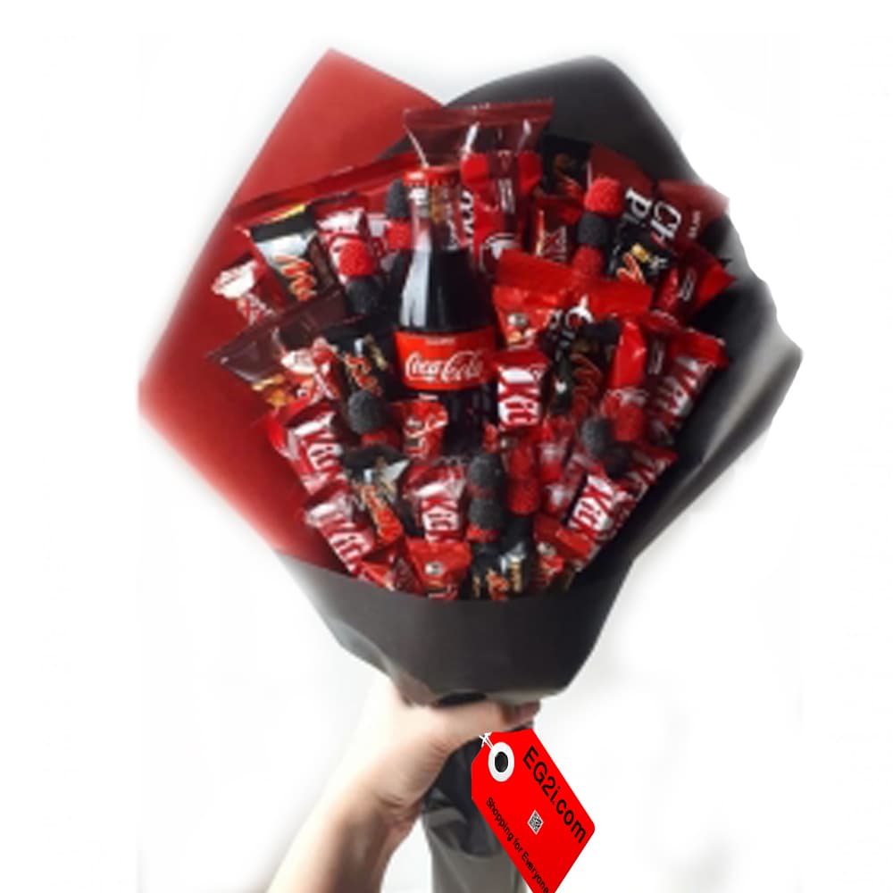 Coco Cola With Kit kat Boquet