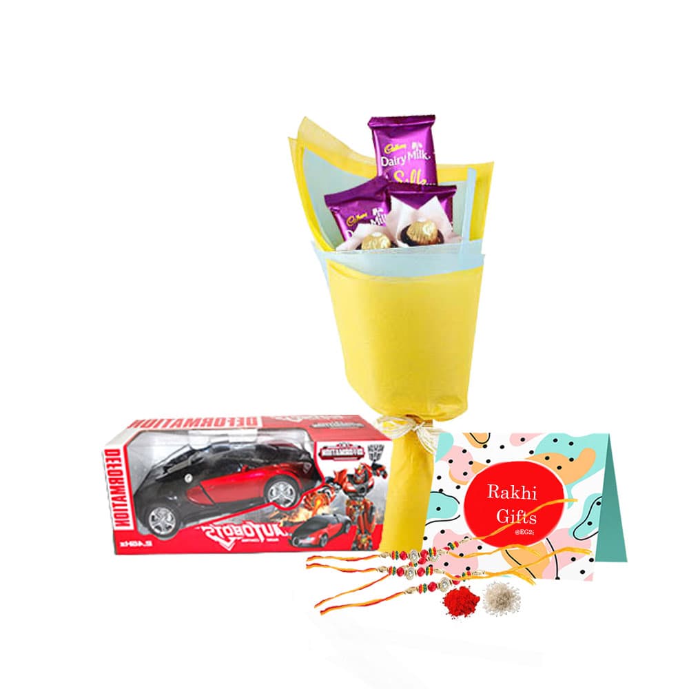 Silk, Rocher along with Kids Car and Rakhi