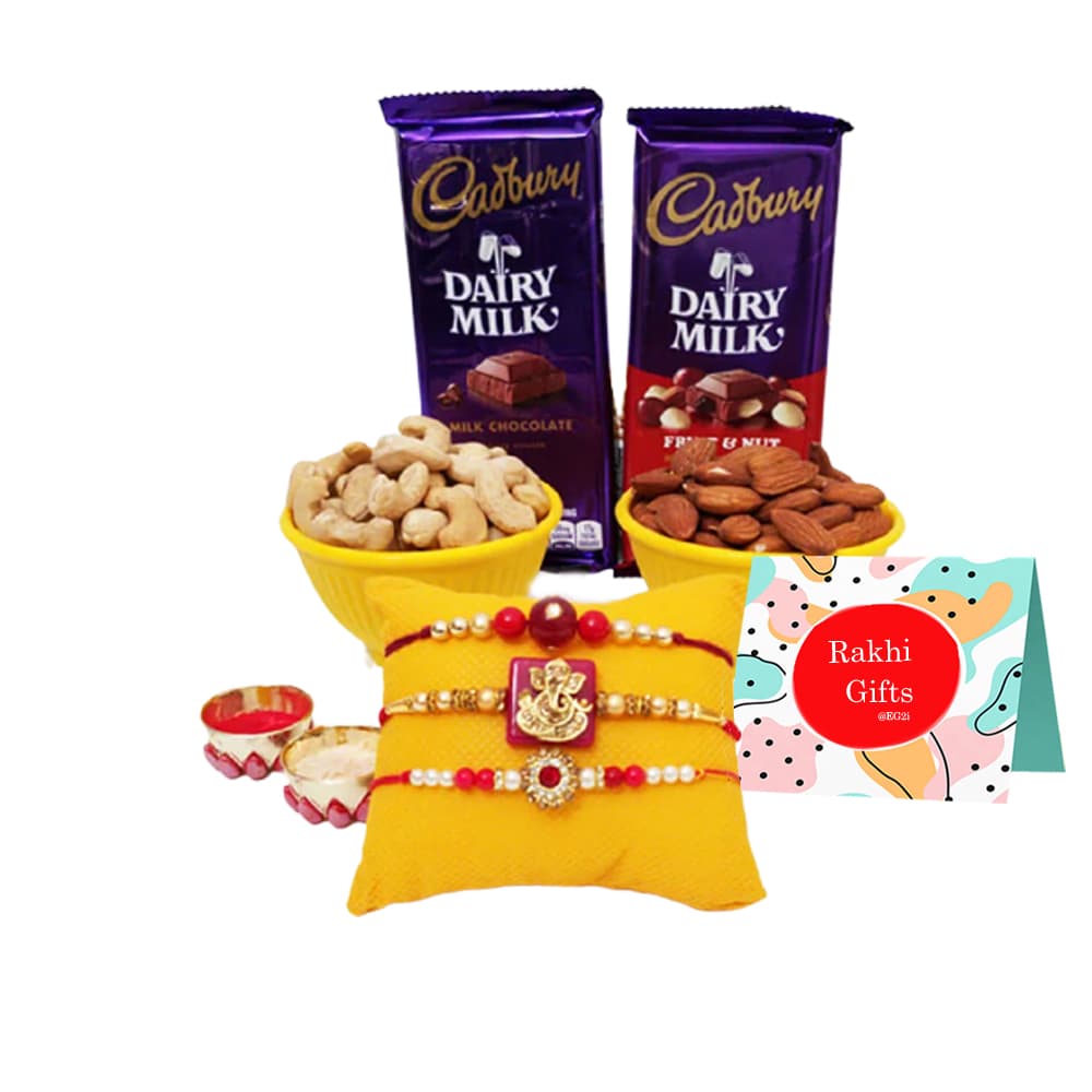 Almond Cashew Dairymilk With Rakhi