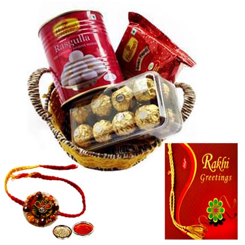 Sweet Choco Combo with Rakhi